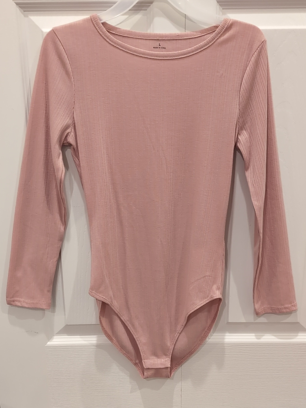 New. One-Piece Bodysuit in Blush Pink